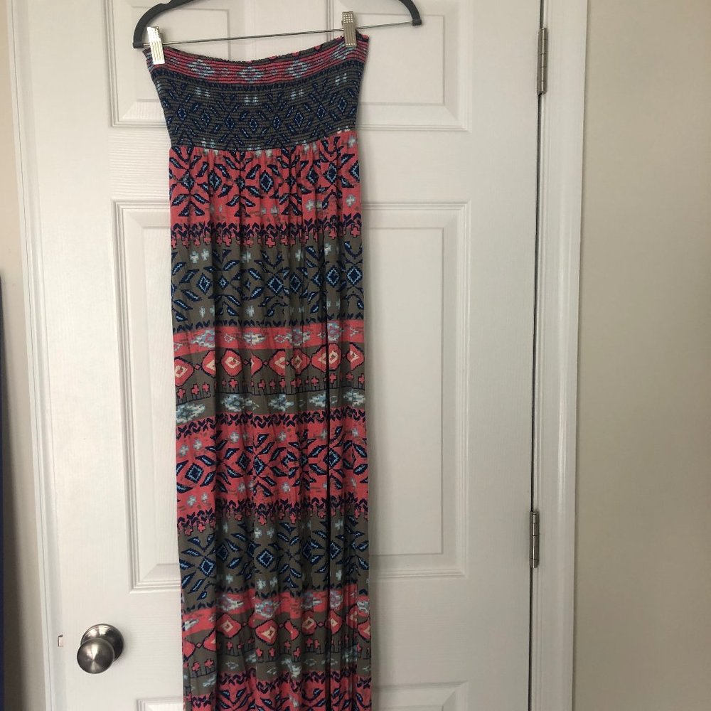 Strapless Maxi Sundress